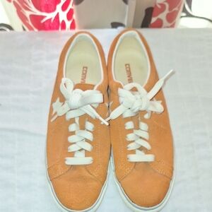 Converse Orange Athletic Shoes